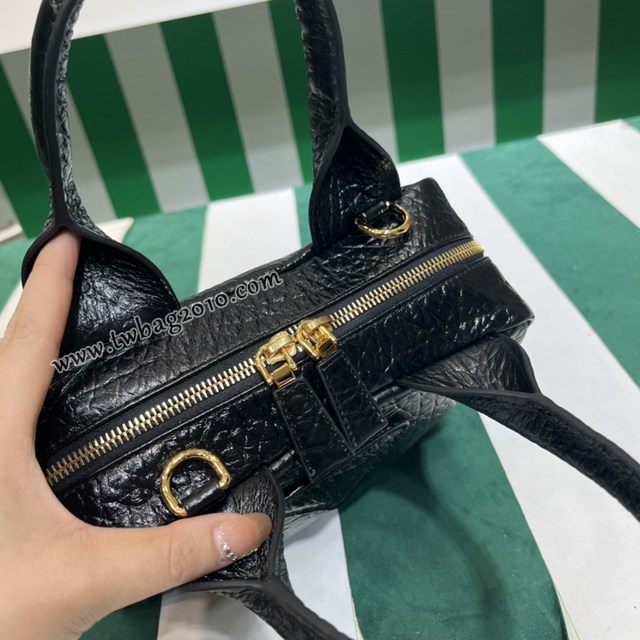 Prada專櫃新款全皮手提包 1BB081 普拉達石頭紋皮紋單肩斜挎女包 csp1653